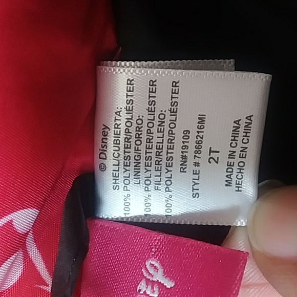 Minnie Mouse Coat With Ears - Picture 10 of 11